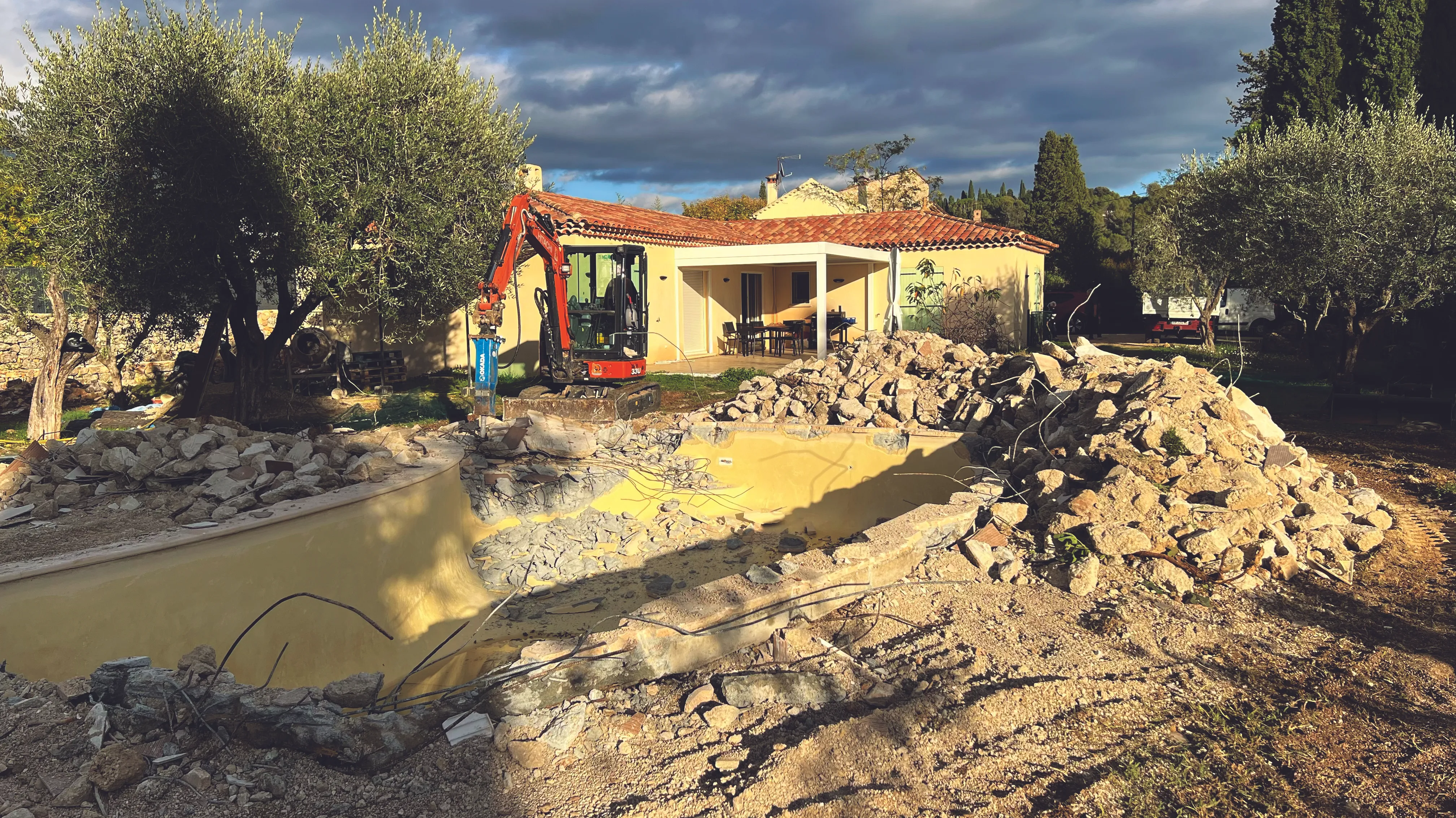 Site en cours de démolition